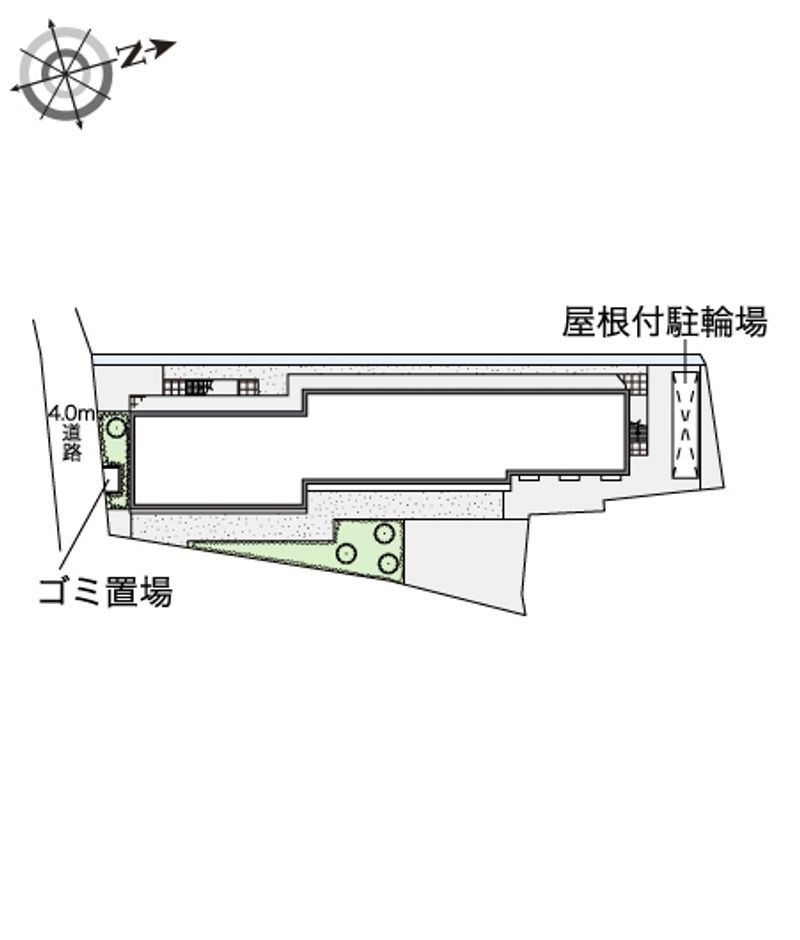 レオパレスフォレスト 配置図