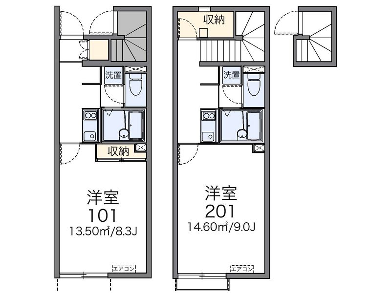レオネクストやくまる 間取図