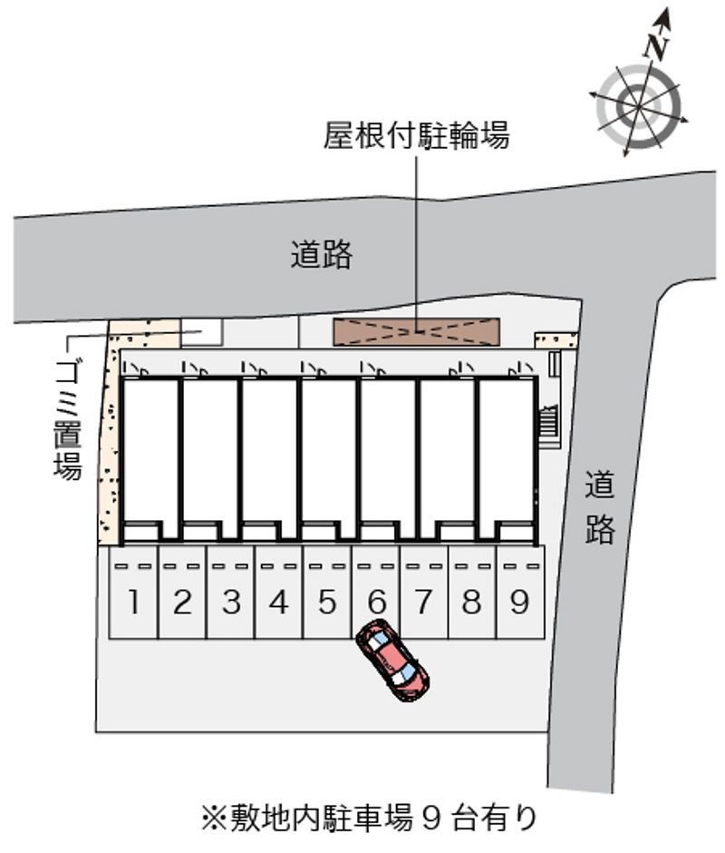 クレイノＭＩＺＵＳＨＩＭＡ 配置図