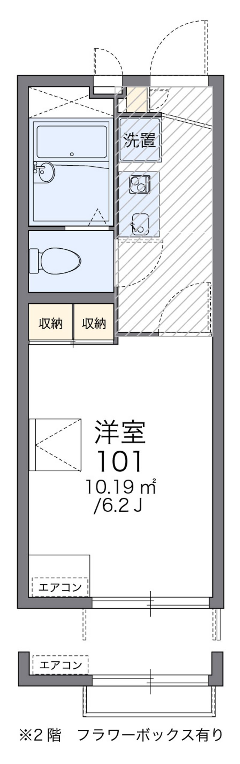 レオパレスソユーズ 間取図