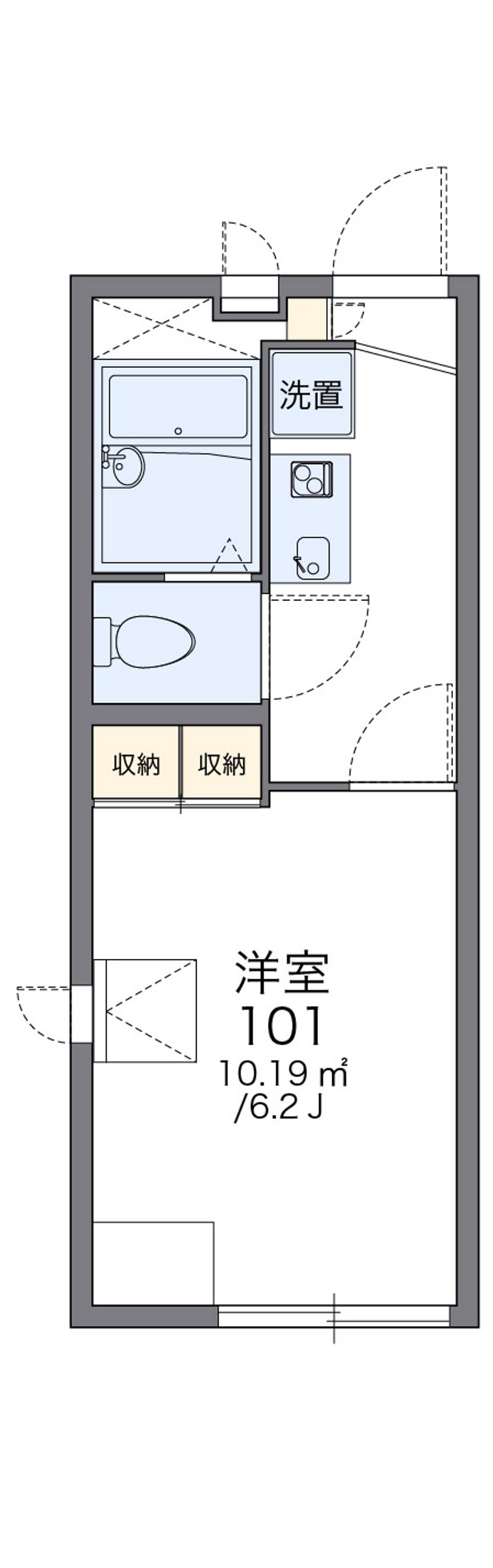 レオパレスル　コントワールⅤ 間取図