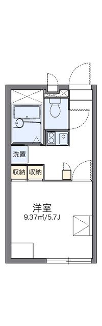 レオパレスシャトルＫ 間取り図