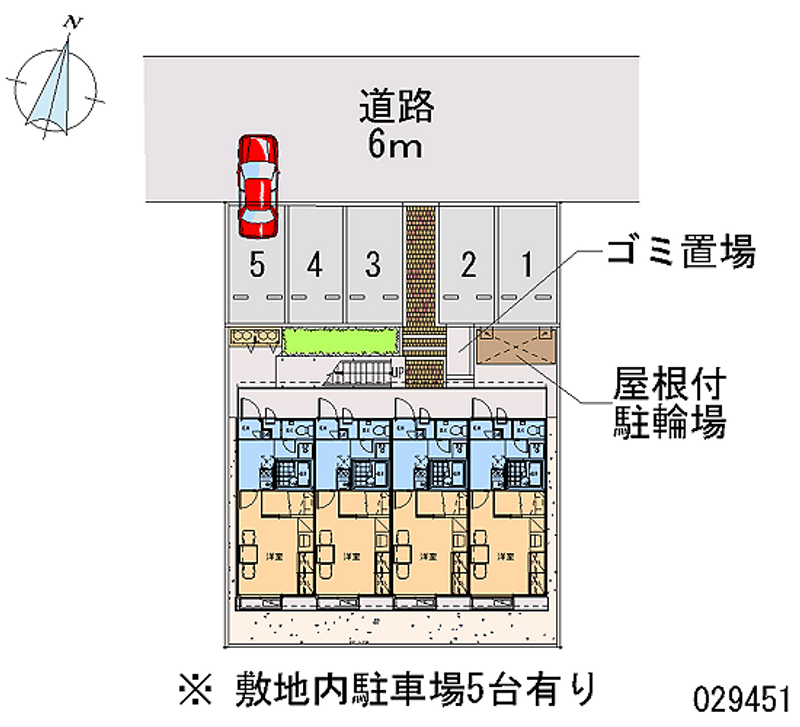 レオパレスしらとり 月極駐車場