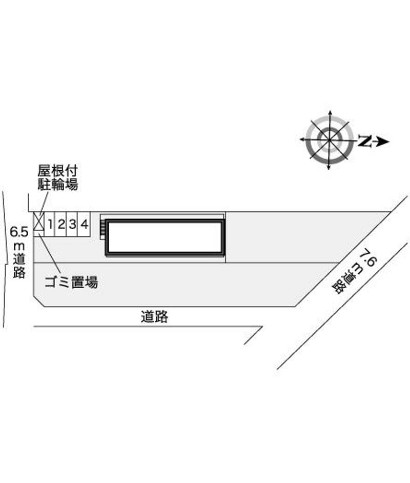レオパレスグリーンフォレスト 駐車場