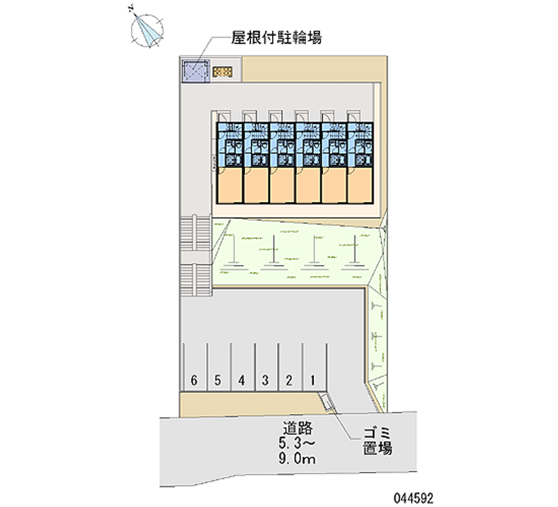 レオネクストヒルサイド石山 月極駐車場