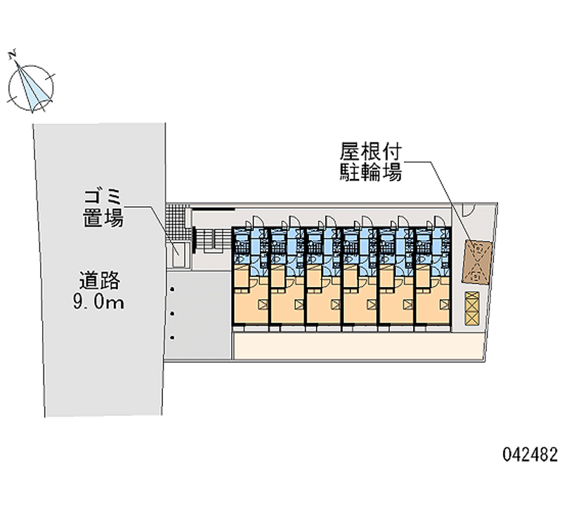 レオパレスこかげ 区画図