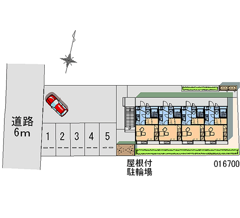 レオパレス吉根第２ 月極駐車場