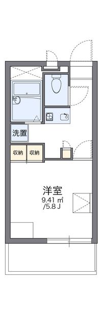 レオパレス銀河 間取り図