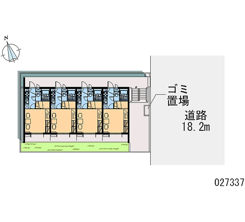 レオパレスヤマハ 区画図