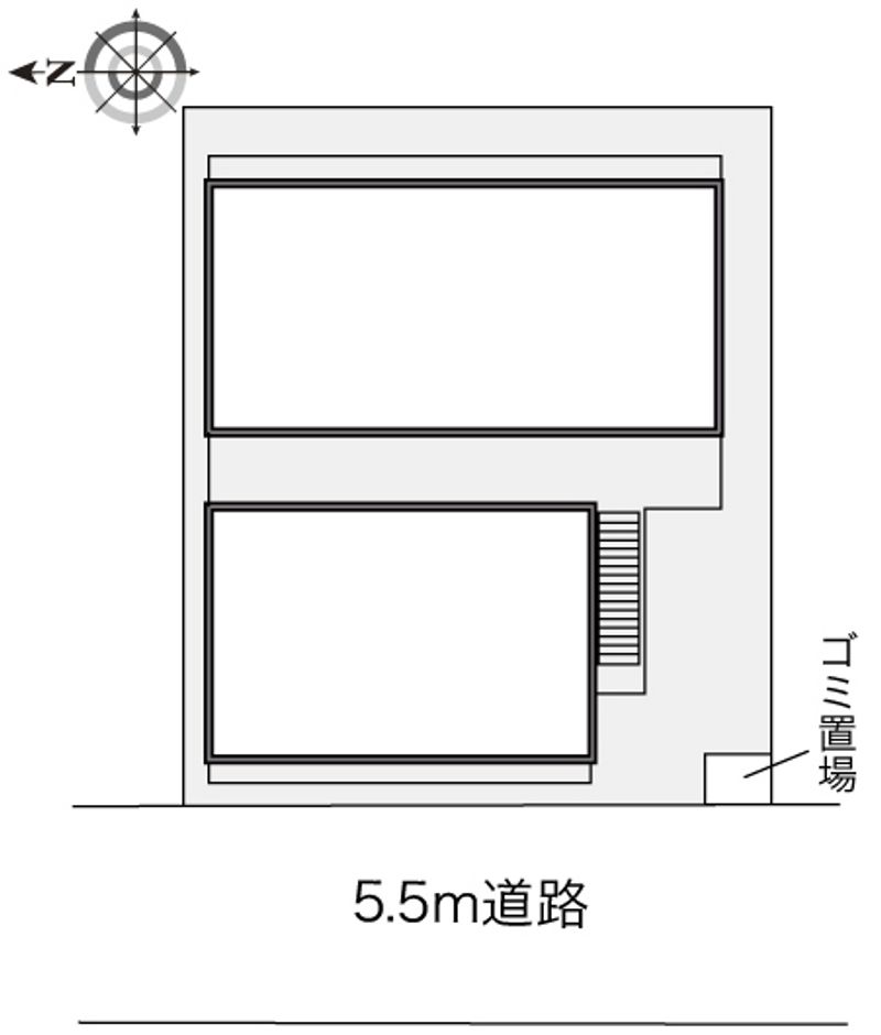 レオパレス甲東 配置図