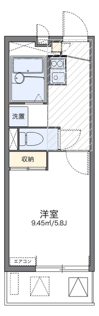 レオパレス翔 間取り図