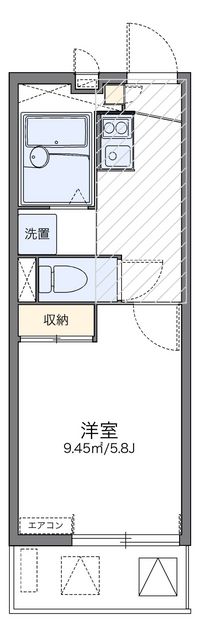 レオパレス翔 間取図