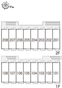 レオパレスれすかぁる 間取配置図