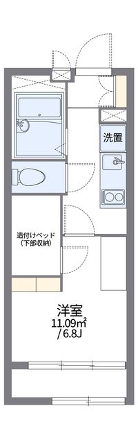 レオパレスオトーヌ 間取り図