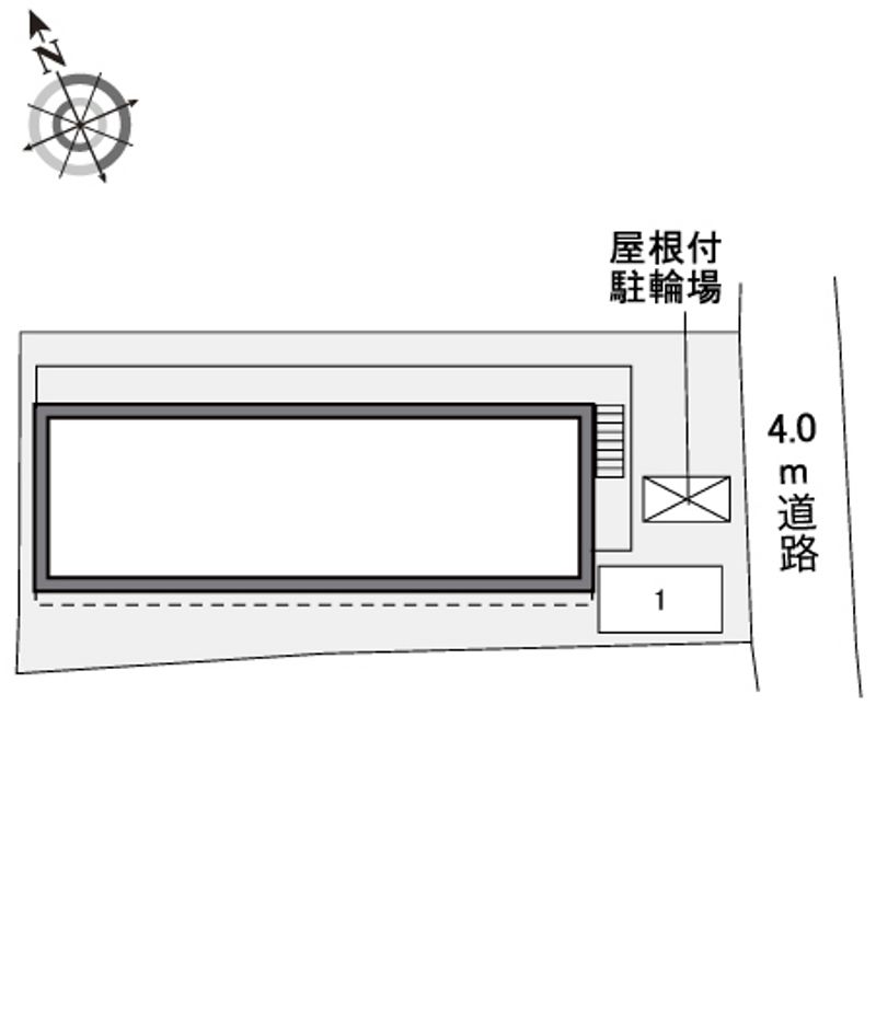 レオパレスシャイニー甲府 配置図