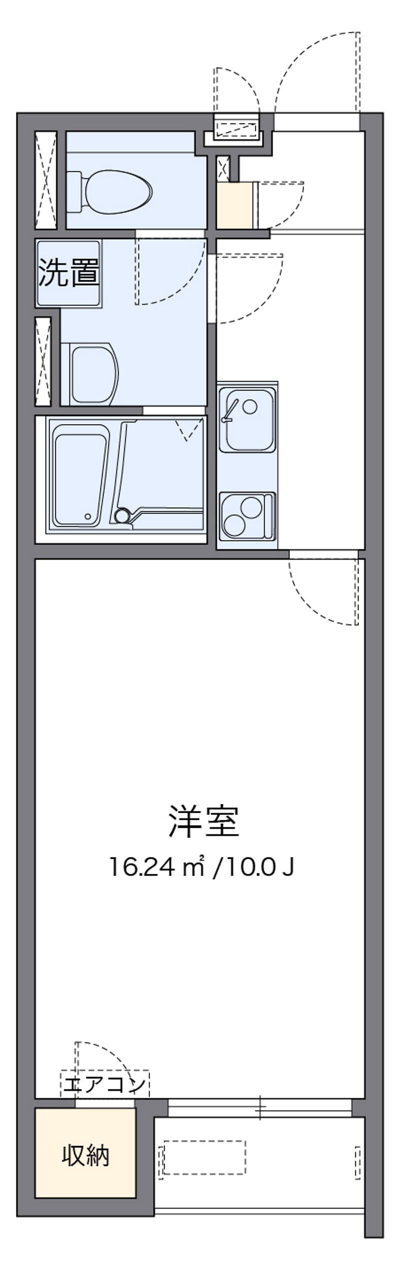 クレイノエアルⅡ 間取図