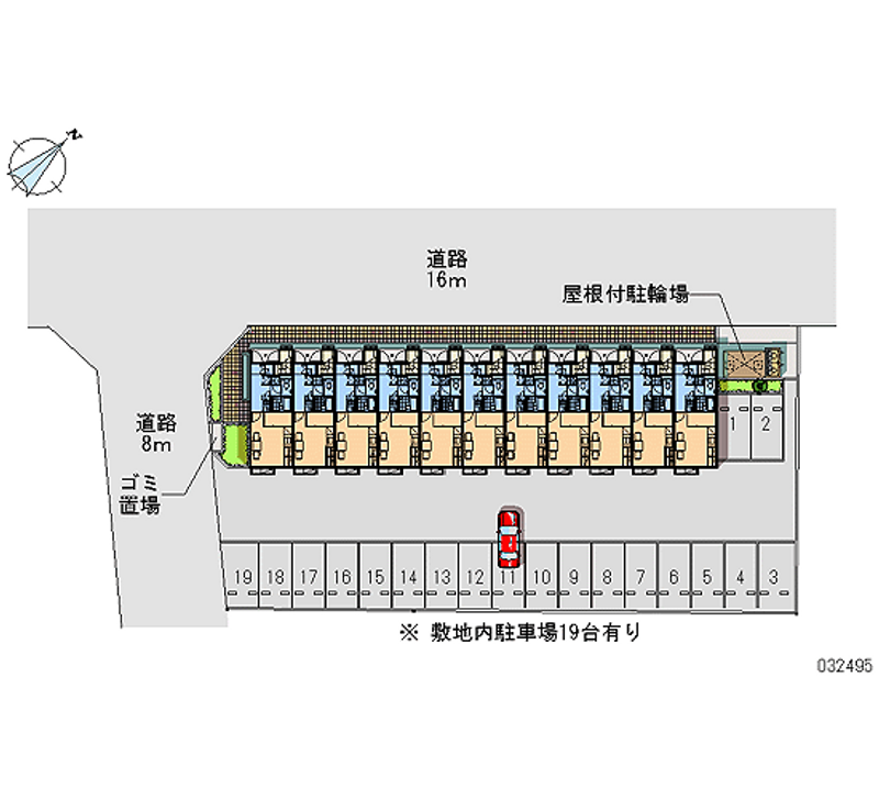 32495 Monthly parking lot