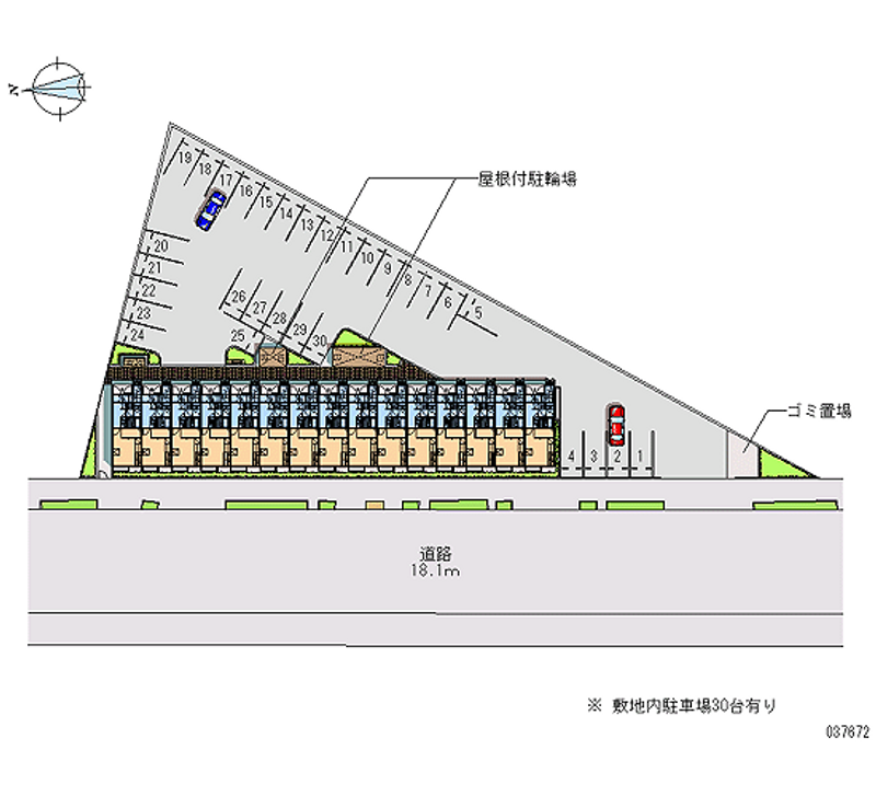 37672 Monthly parking lot