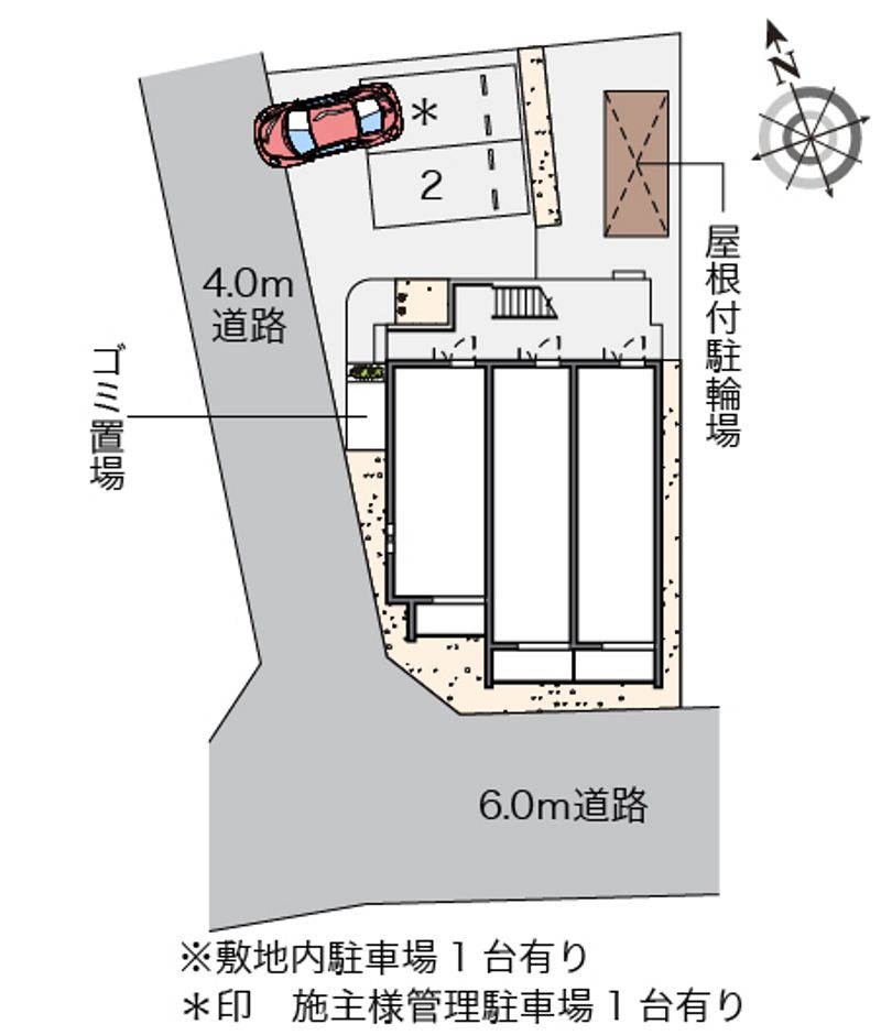 クレイノ黄金屋Ⅲ 配置図