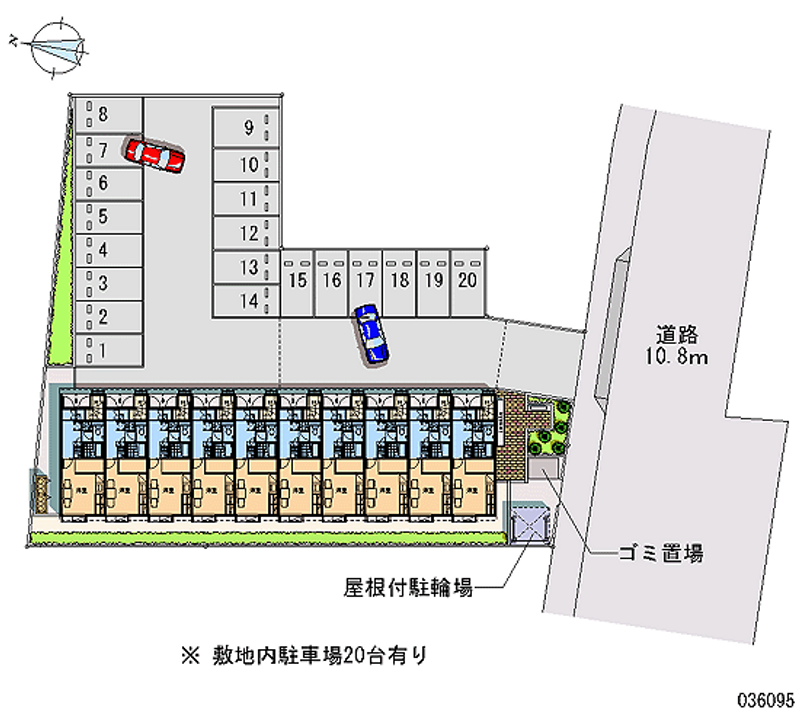 36095 Monthly parking lot