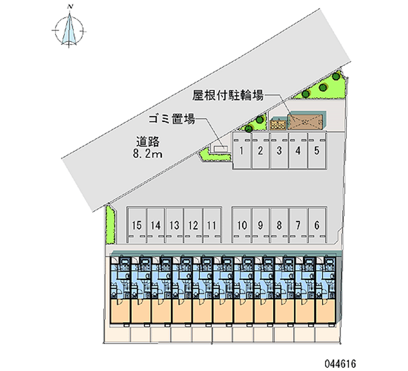 レオネクストパストラル田沼 月極駐車場