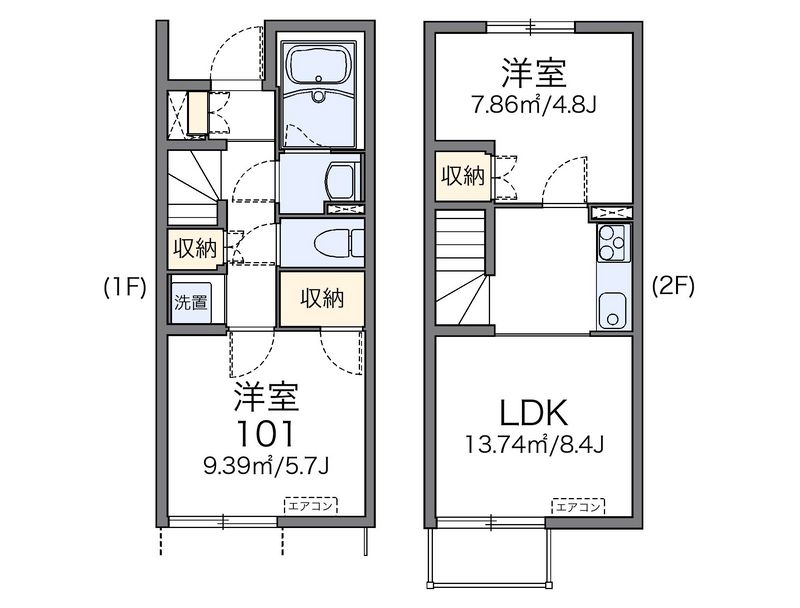 レオネクスト源藤Ⅴ 間取図