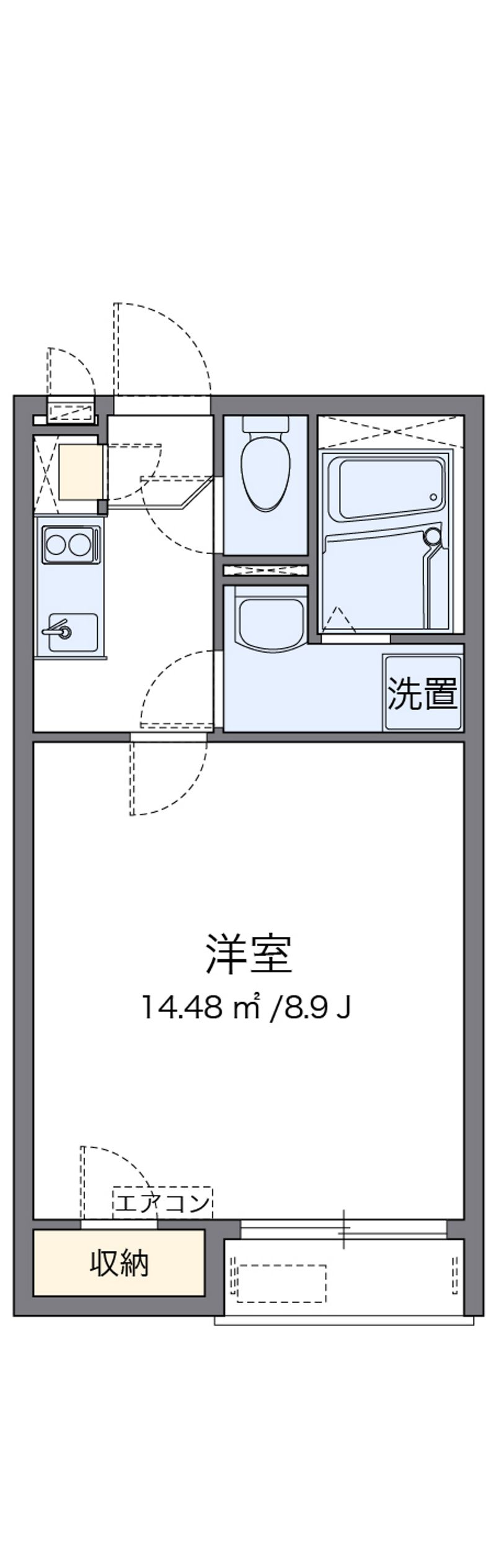 レオネクストキーファー 間取図