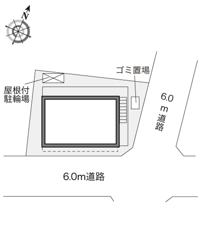 レオパレス日和Ⅲ 配置図
