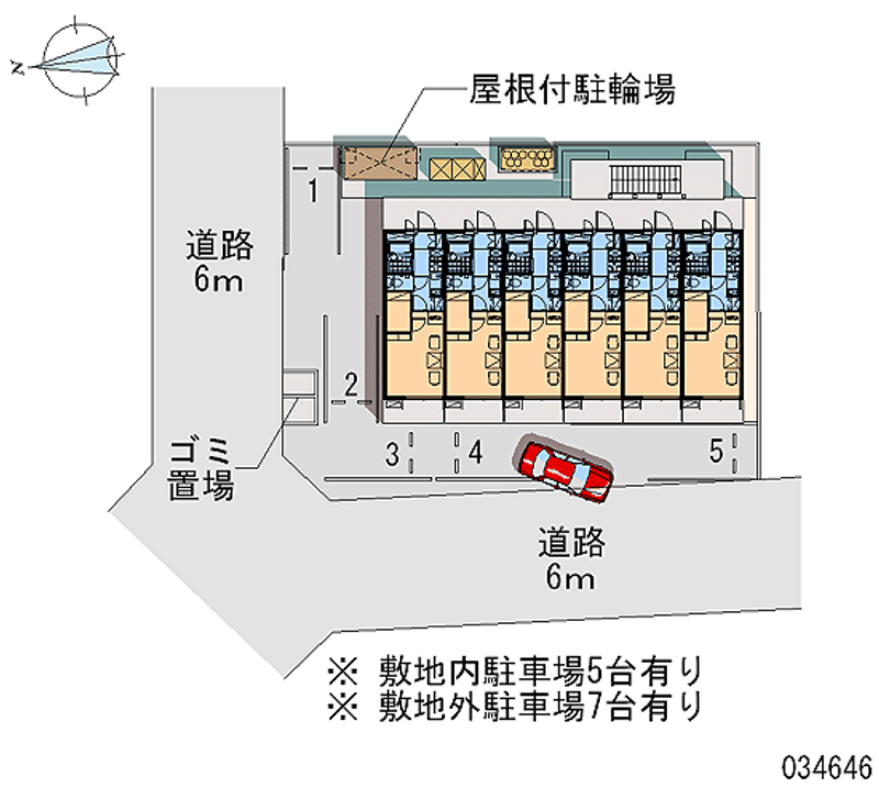 レオパレス稲場 区画図