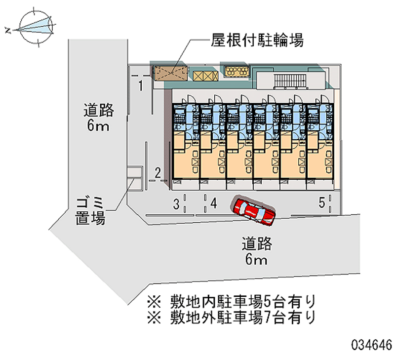 レオパレス稲場 月極駐車場