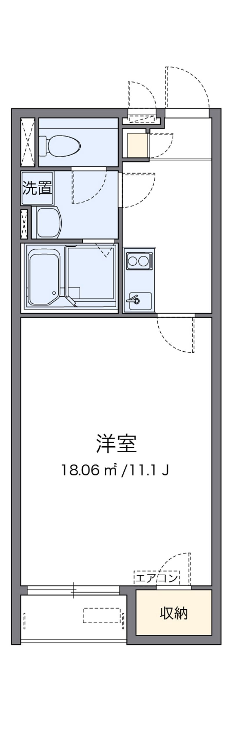 クレイノイヤサカ 間取図