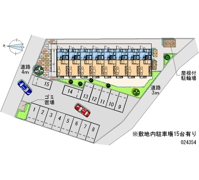 24354 Monthly parking lot