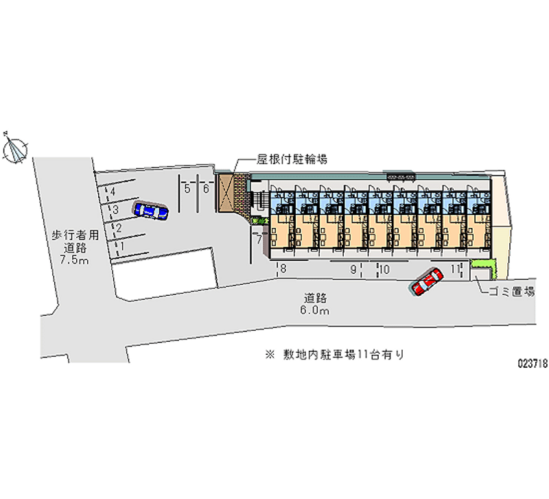 23718 Monthly parking lot