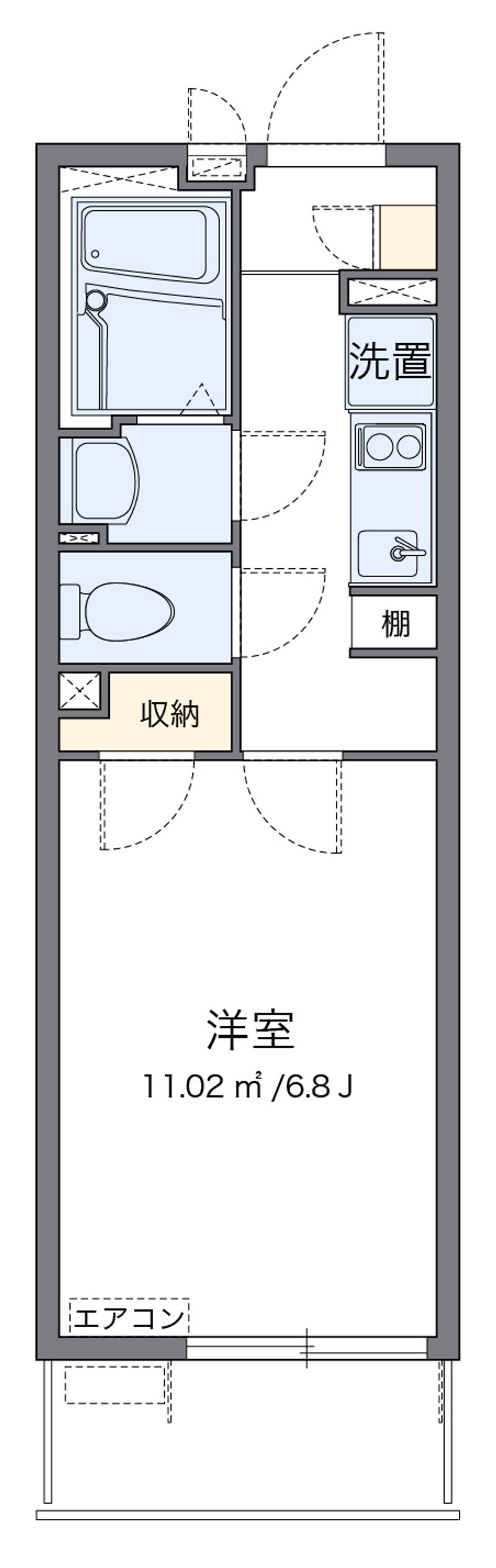 クレイノマルニ 間取図