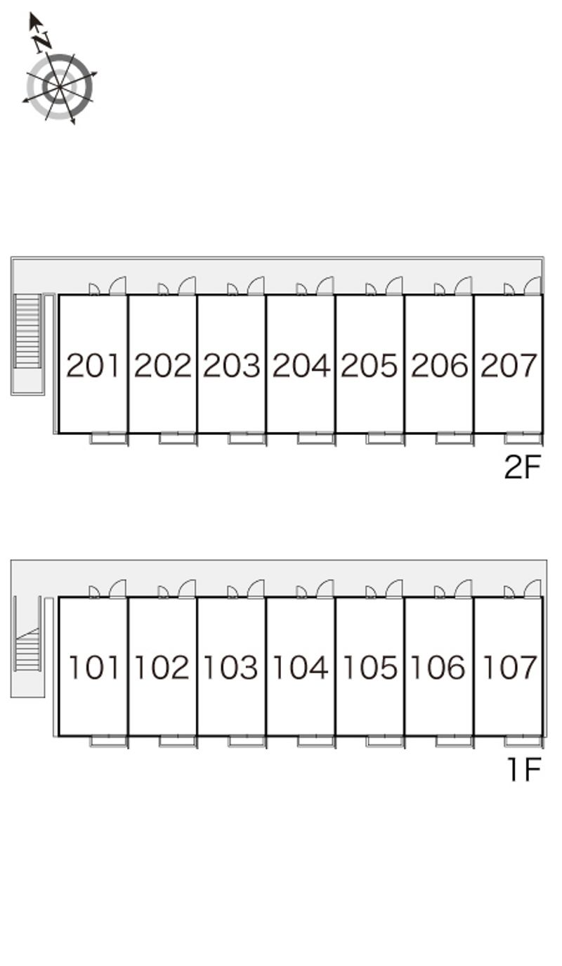レオパレスコメット 間取配置図