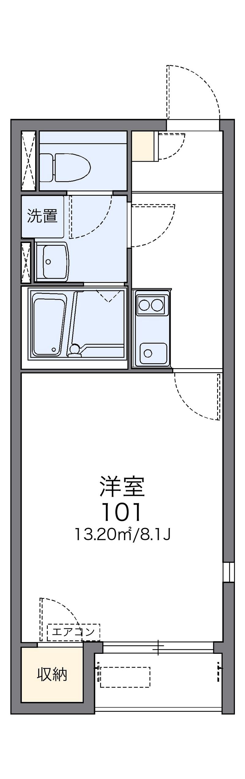 レオネクスト愛和Ⅳ 間取図