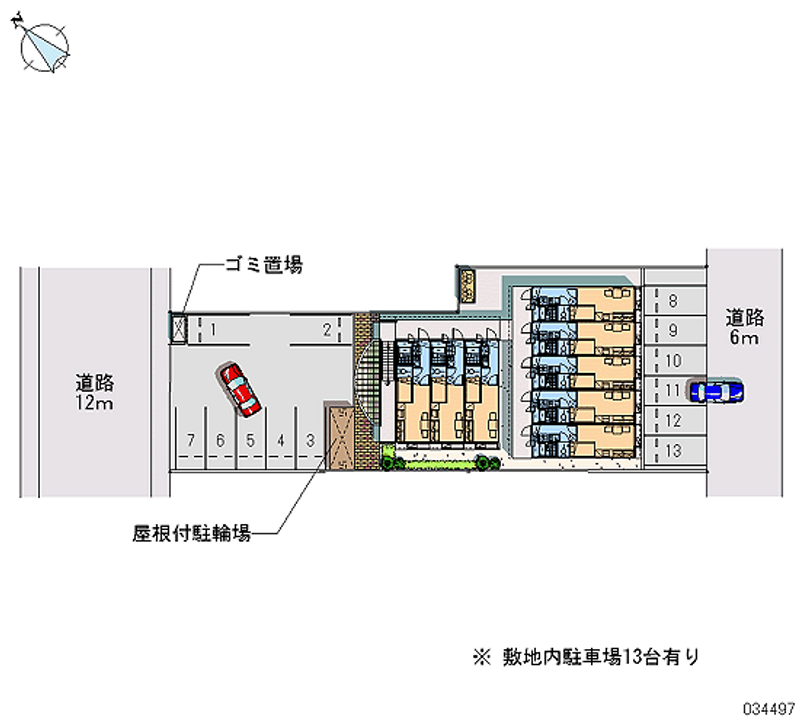 34497月租停车场