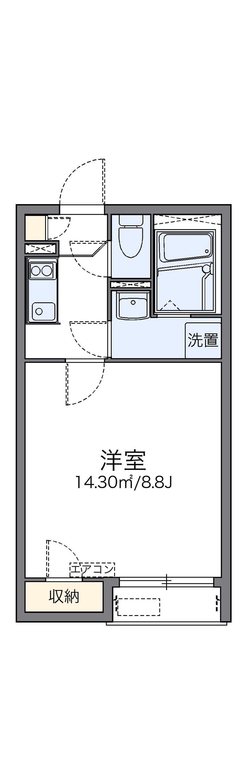 レオネクストアンペルマン 間取図