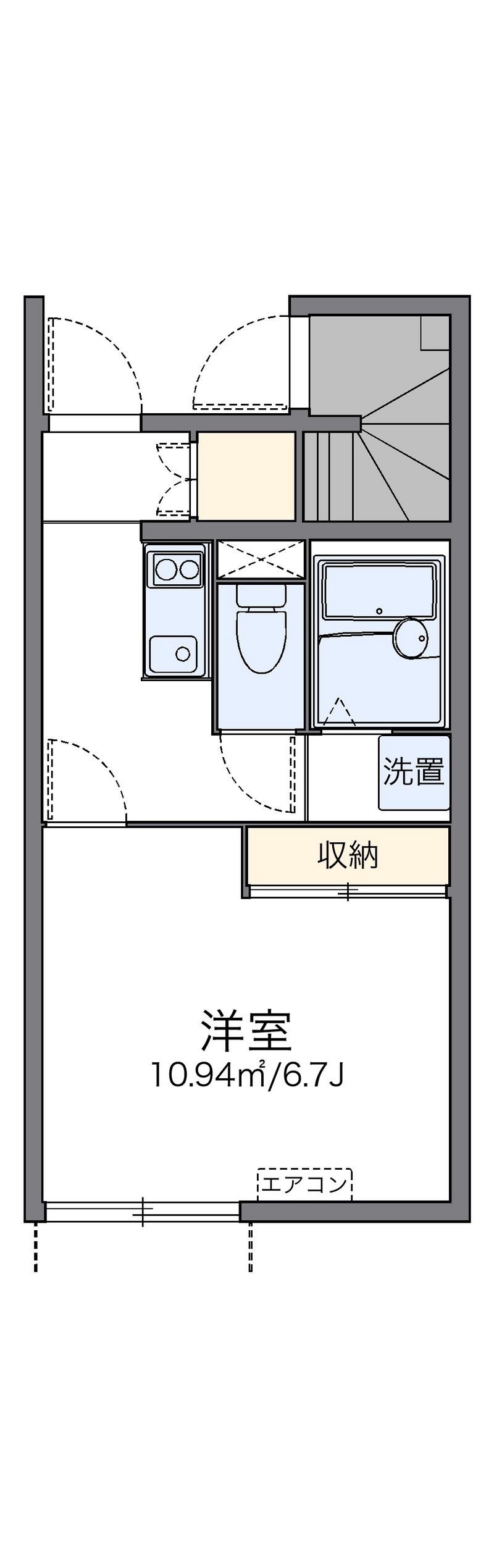 レオネクスト西椎路 間取図