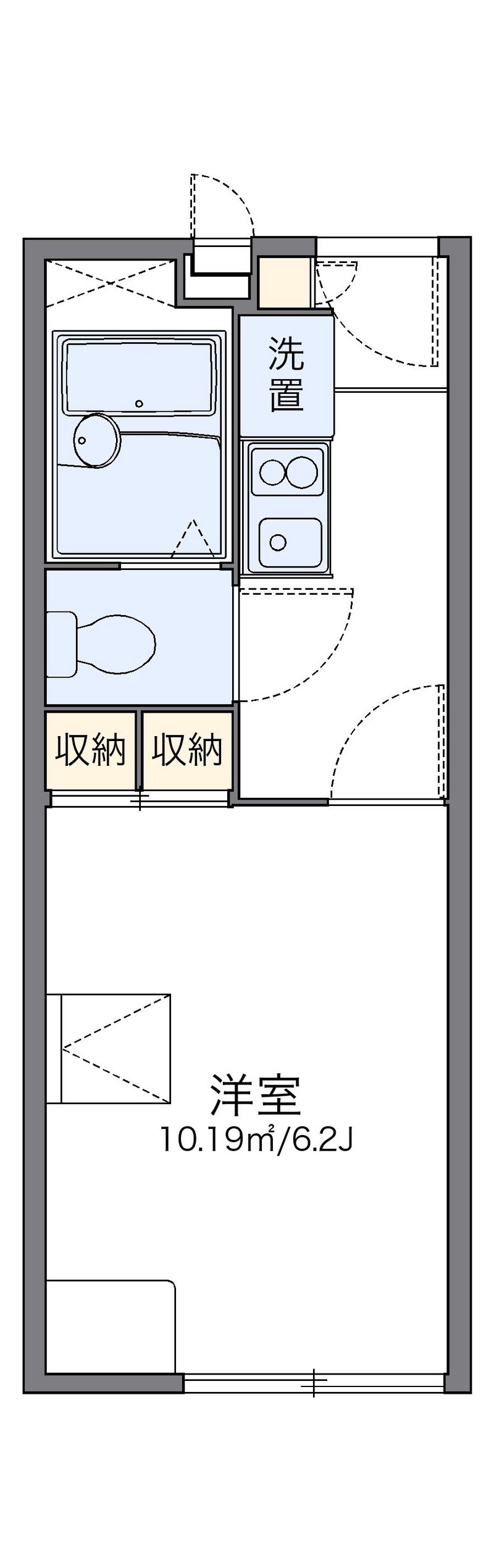 レオパレスメルツェ 間取図