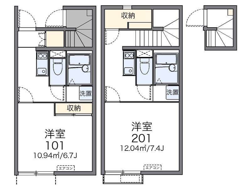 レオネクスト村前 間取図