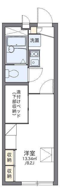 レオパレス北小畑 間取り図