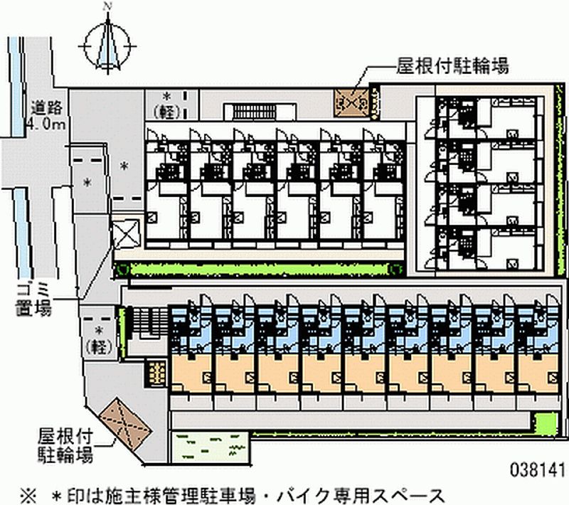 レオパレス銀河 区画図
