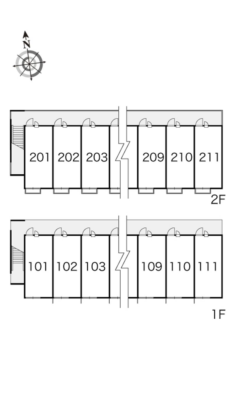 レオパレス司 間取り配置図