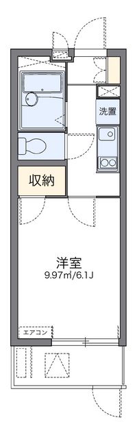 レオパレスガーデン湊 間取り図