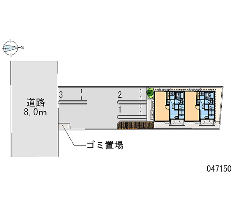 レオネクストささしま 区画図
