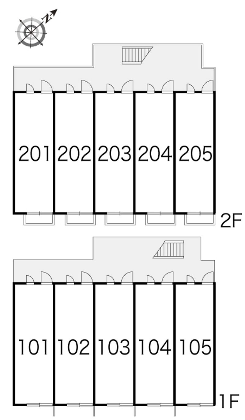 レオパレスペル　テⅡ 間取配置図