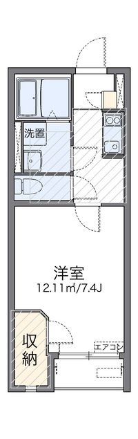 レオネクスト小山ロイヤル館 間取り図