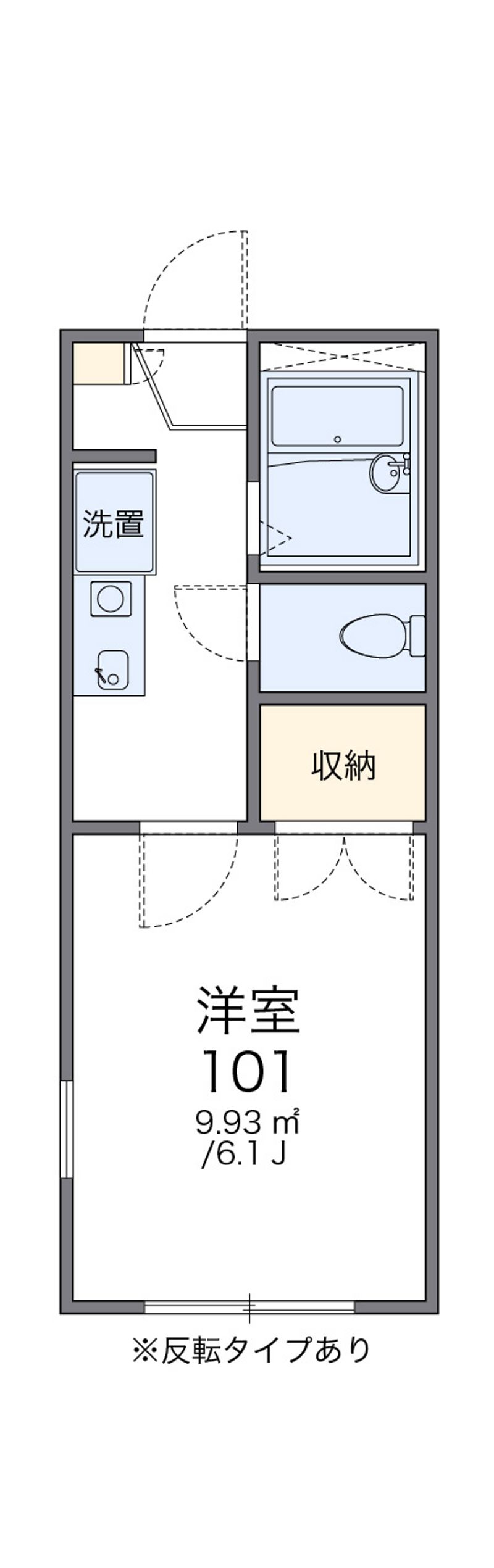 レオパレスフローラル・ヴィラ 間取図