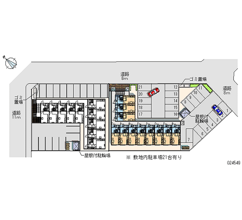 24549 Monthly parking lot